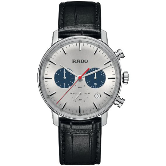 Rado Coupole Classic Chronograph Quartz Silver Dial Men&#039;s Watch R22910115