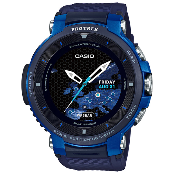 카시오 프로트렉 CASIO PROTREK Smart Outdoor Watch WSD-F30-BU