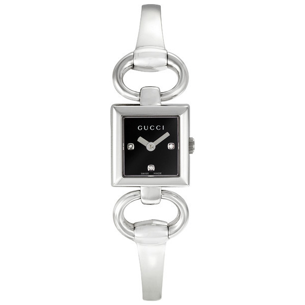 [추가비용없음] 구찌 YA120503 Tornabuoni Collection Diamond Stainless Steel Watch