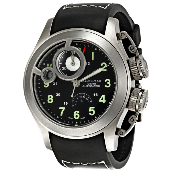 해밀턴 HAMILTON H77746333 Khaki Navy Frogman Men&#039;s Automatic Watch