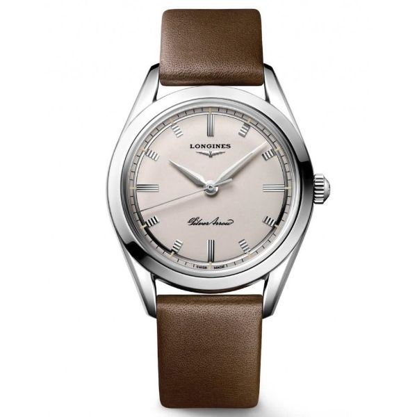 LONGINES L2.834.4.72.2 Heritage Automatic Silver Dial Mens Watch
