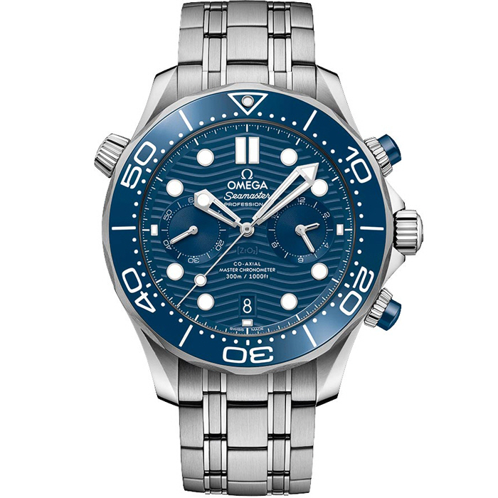 [추가비용없음] 오메가 OMEGA 210.30.44.51.03.001 Seamaster Diver 300m Co-Axial Master Chronometer Chronograph 44mm