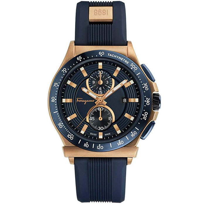 [추가비용없음] 페라가모시계 Salvatore Ferragamo FFJ020017 Men’s 1898 Blue Quartz Watch