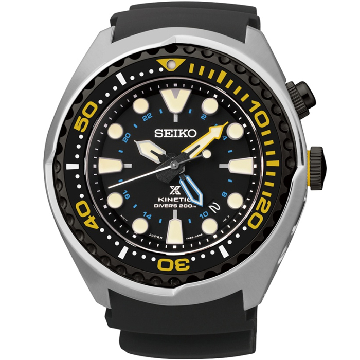[추가비용없음] 세이코 SEIKO 키네틱 SUN021P1 Prospex Kinetic GMT Diver