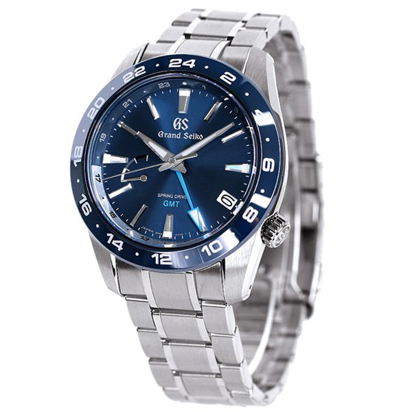 SEIKO SBGE255 Grand Spring Drive GMT Automatic Sports Blue Men&#039;s Watch